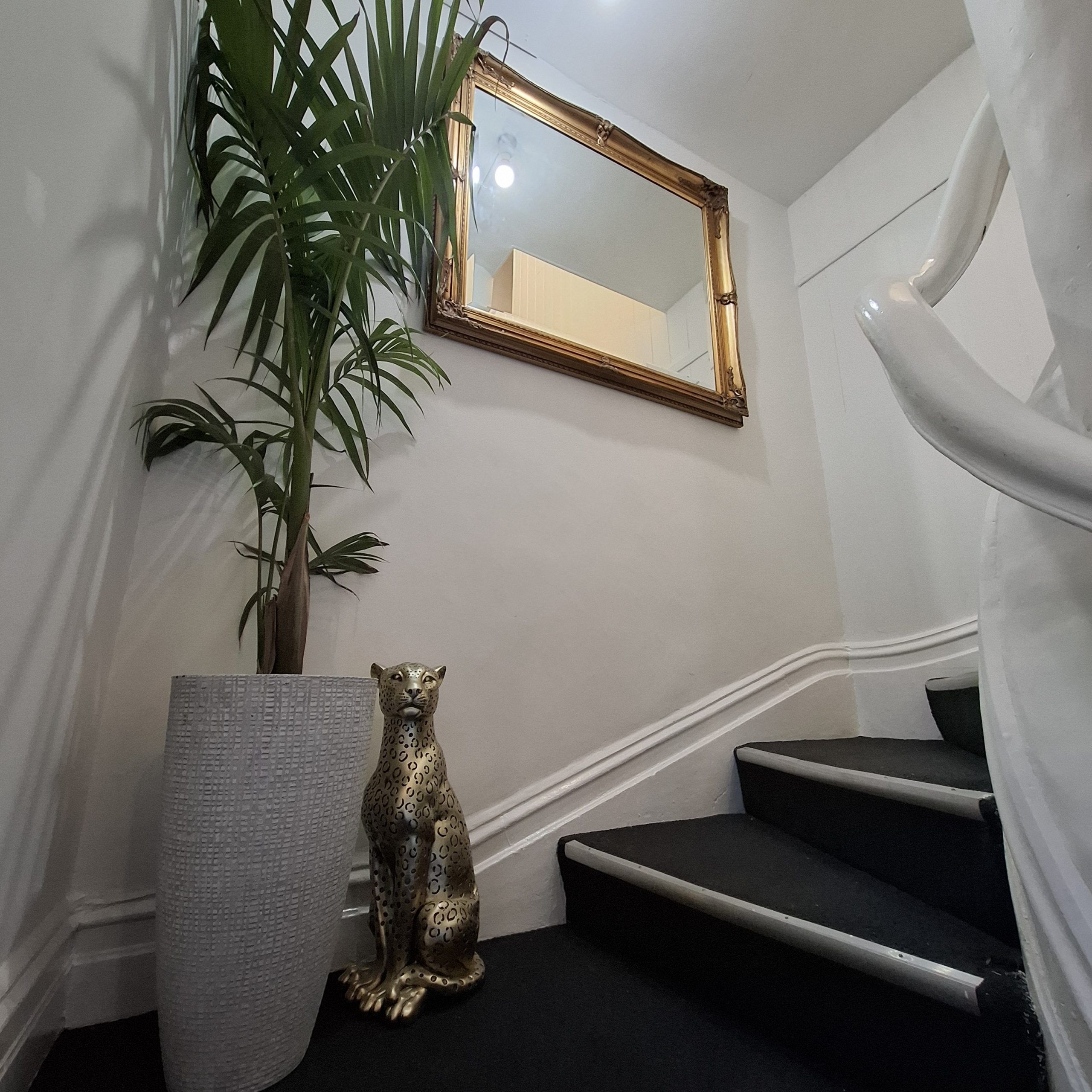 Little Pigeon entrance with leopard accent